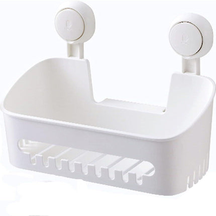 Plastic Shower Caddy Suction Cup Shower Organizer Basket Bath Shelf,