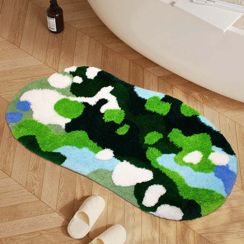 Moss Rug Room Decor Cool Runner Rugs Bath Mat Cottagecore Aesthetic