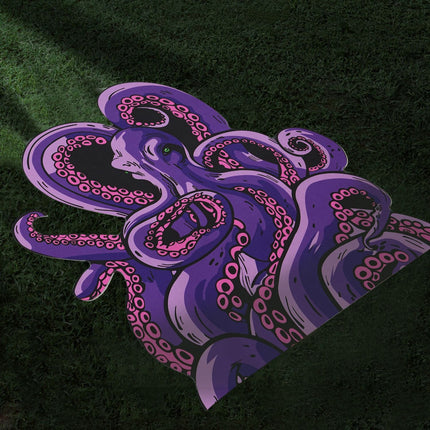 Octopus Bathroom Rug Non-Slip Mat -, Microfiber Absorbent Octopus Rug