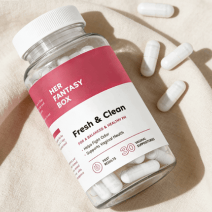 Her Fantasy Box Fresh & Clean Boric Acid Vaginal Suppositories | 30