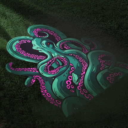 Octopus Bathroom Rug Non-Slip Mat -, Microfiber Absorbent Octopus Rug