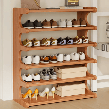 5/6-layer practical storage rack, shoe rack, space-saving design,