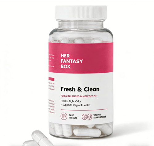 Her Fantasy Box Fresh & Clean Boric Acid Vaginal Suppositories | 30