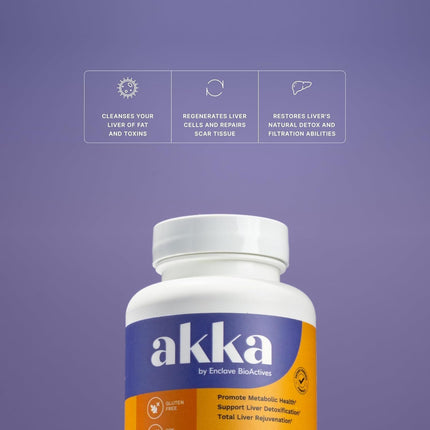AKKA Premium Liver Cleanse Detox & Repair Superbiotic - Supports Liver