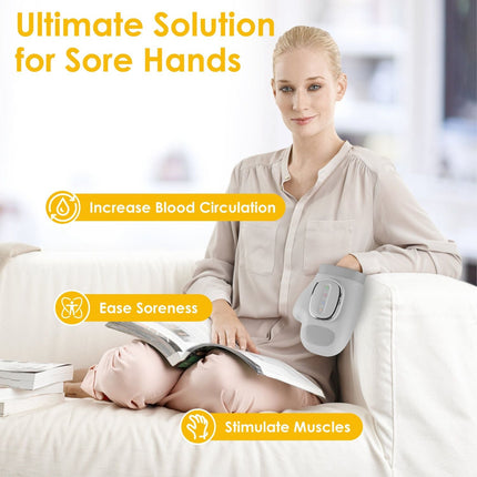 Hand Massager With Heat Compression Cordless Hand Massager for