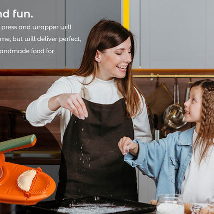2-in-1 Manual Dough Press. Dumpling Empanada Pastries Maker