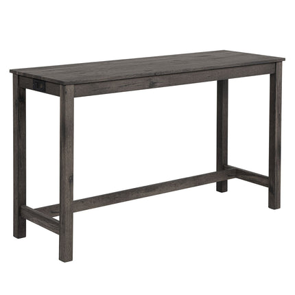 4 Piece Bar Table Set with Power Outlet,Bar Table Set with Chairs,Sofa