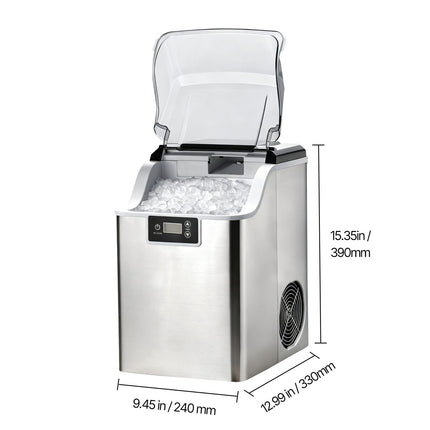 Countertop Ice Maker, 44 lbs per Day, Self-Cleaning Portable Machine
