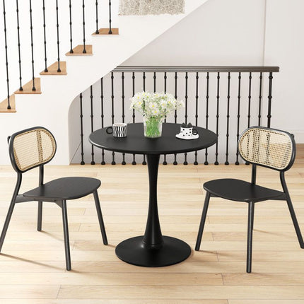 31.5 Inch Round Dining Table with Anti-Slip PP Ring