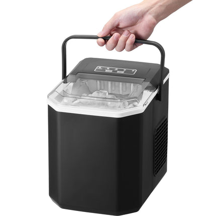 Countertop Ice Maker, 9 Cubes Ready in 6 Mins, 26lbs in 24Hrs,