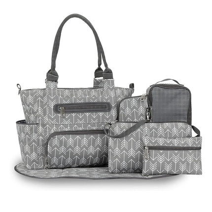 8Pcs Baby Nappy Diaper Bags Set for Mom Dad Mummy Handbags