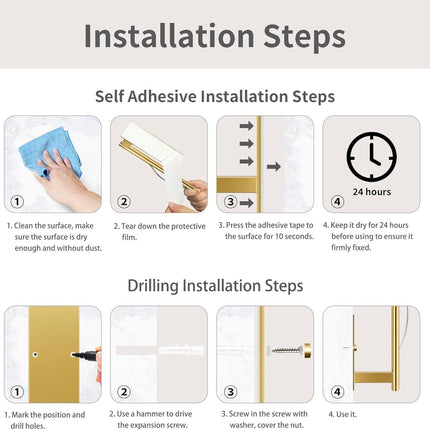 Paper Towel Holder Under Cabinet, Single Hand Operable Tearing Off