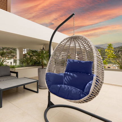 Egg Chair Cushion Hanging Basket Seat Cushion Thicken Soft Egg Swing