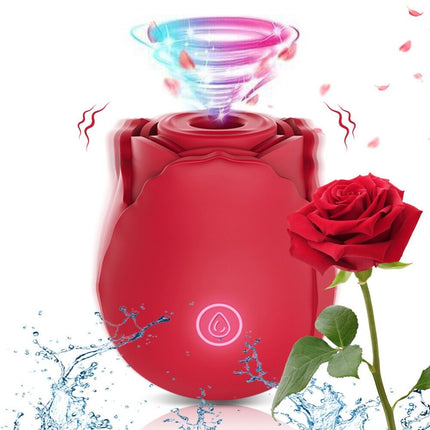 Discreet 10 Speed Personal Massage Rose Vibrator sucking Massager for