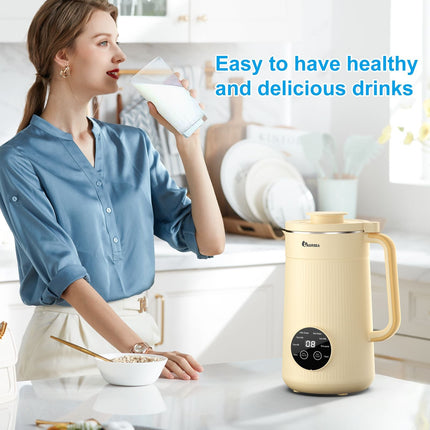 IAGREEA Nut Milk Maker, 35oz Nut/Oat/Almond/Soya/Vegan Juice Beverages
