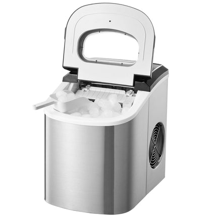 Countertop Ice Maker, 9 Cubes Ready in 6 Mins, 33lbs in 24Hrs,