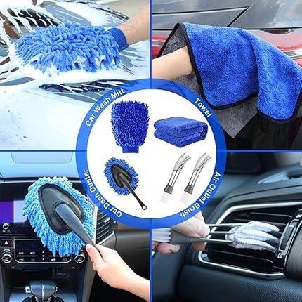 26Pcs Car Detailing Brush Set, Car Detailing Kit, Car Detailing