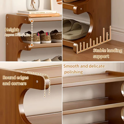 5/6-layer practical storage rack, shoe rack, space-saving design,