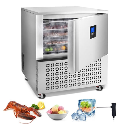 Commercial Blast Freezer, 114 L / 4 Cu.ft Blast Chiller with 5 Trays,
