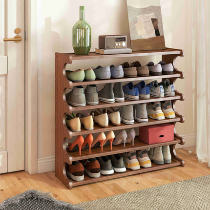5/6-layer practical storage rack, shoe rack, space-saving design,