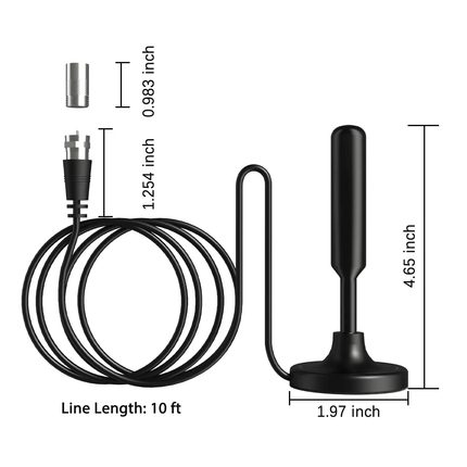 5600Miles Upgraded TV Antenna HDTV Amplified Digital 4K 1080P Long
