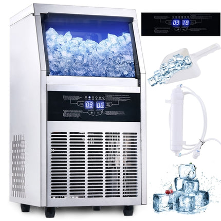 Commercial Ice Maker Machine, 90/110LBS/24H Under Counter Ice Maker,