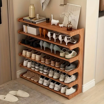 5/6-layer practical storage rack, shoe rack, space-saving design,