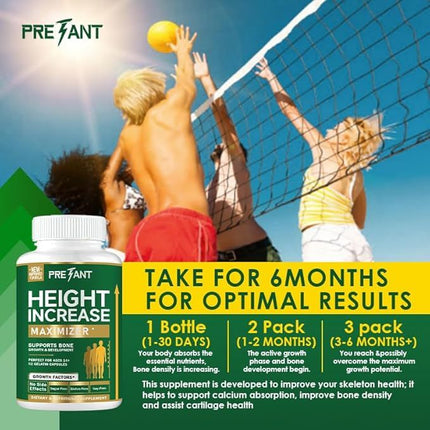 PRETANT-Growth Capsules to Grow Taller - Height Increase Maximizer