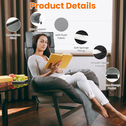 Full Body Electric Massage Mat with Heat Vibration Massage Pad Cushion