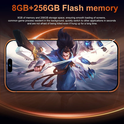 5G Android 15 Smartphone, 6.8' FHD+ Display, 8GB RAM + 256GB Storage,