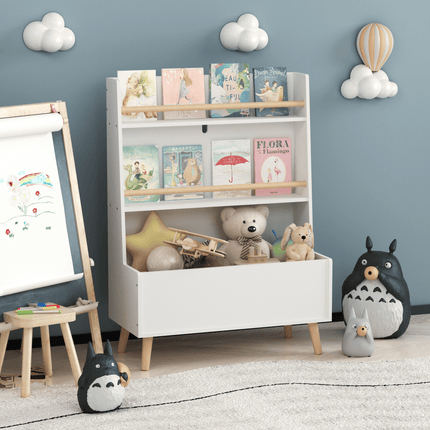 Kids Bookshelf, Book and Magazine Rack, Book Organizer, toy Storage