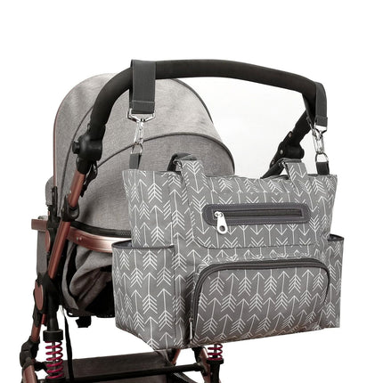 8Pcs Baby Nappy Diaper Bags Set for Mom Dad Mummy Handbags