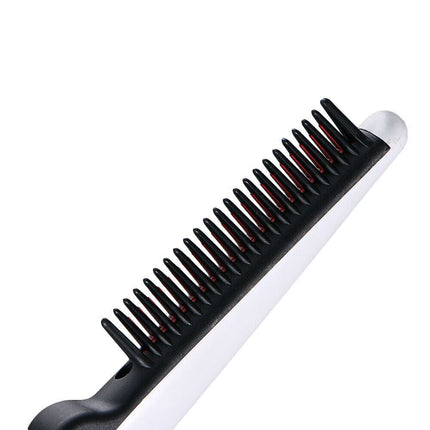 Fast Heated Electric Straight Hair Comb Beard Straightner Brush Styler
