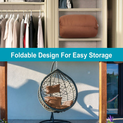 Egg Chair Cushion Hanging Basket Seat Cushion Thicken Soft Egg Swing