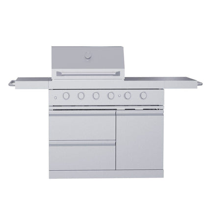 6-Burner 304 Stainless Steel Outdoor BBQ Grill, Electronic Ignition