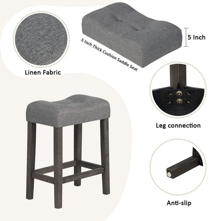 4 Piece Bar Table Set with Power Outlet,Bar Table Set with Chairs,Sofa