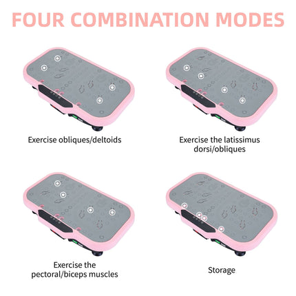 Vibration Plate Fitness Platform with handle Whole Body Exercise
