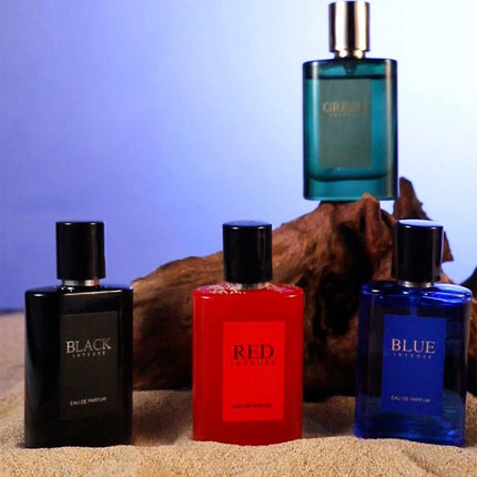 4-Piece Set, Men's Eau De Toilette Spray Gift Box, Long Lasting