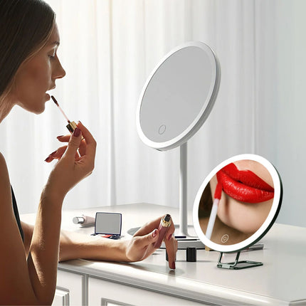 30X Magnifying Mirror With Light 3 Colors Dimmable Brightness Included