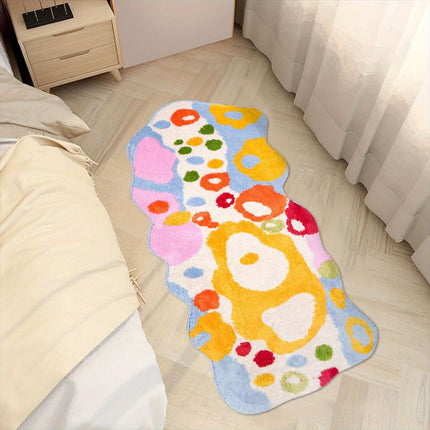 Colorful Cartoon Rugs, Colorful Flower Floor Mats, Cute and Beautiful