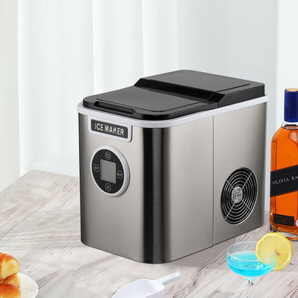 Countertop Ice Maker with 9 Bullet Ice in 7 Mins, Portable Ice Machine