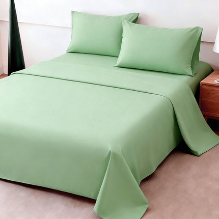 4-piece ultra-soft 85g bed sheet and pillowcase set. Soft and durable,