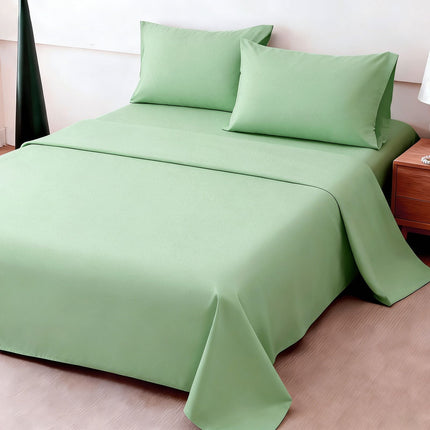 4-piece ultra-soft 85g bed sheet and pillowcase set. Soft and durable,
