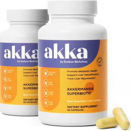 AKKA Premium Liver Cleanse Detox & Repair Superbiotic - Supports Liver