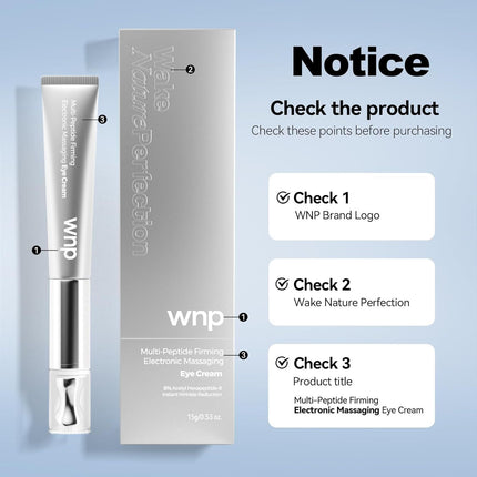 WNP Eye Cream|Wrinkle Eraser EyeCream, Multi-peptide Firming Eye