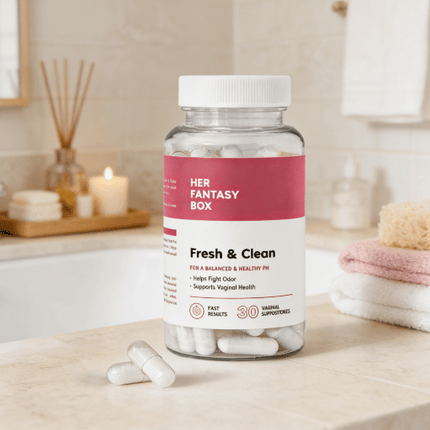 Her Fantasy Box Fresh & Clean Boric Acid Vaginal Suppositories | 30