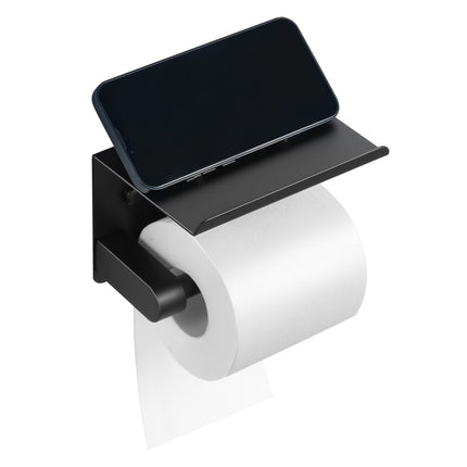 Toilet Paper Holder with Shelf, Fits Mega Rolls Size, Stainless Steel