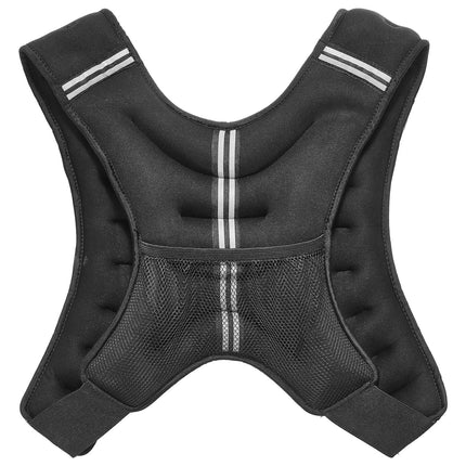 Weighted Vest, 12 lbs Weight Vest with Reflective Stripe, Adjustable