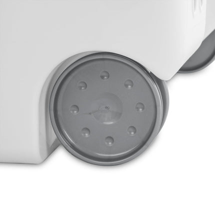 Wheeled Hamper, Plastic Laundry Hamper with Handle for Easy Transport,