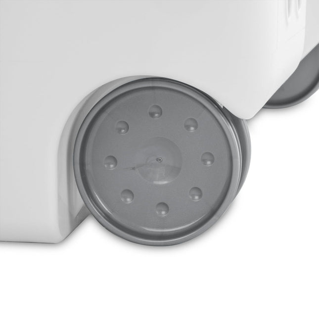 Wheeled Hamper, Plastic Laundry Hamper with Handle for Easy Transport,